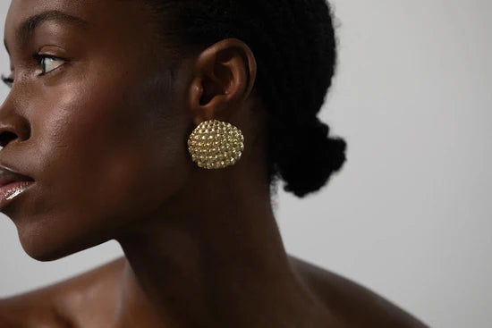 Model wearing jewelry